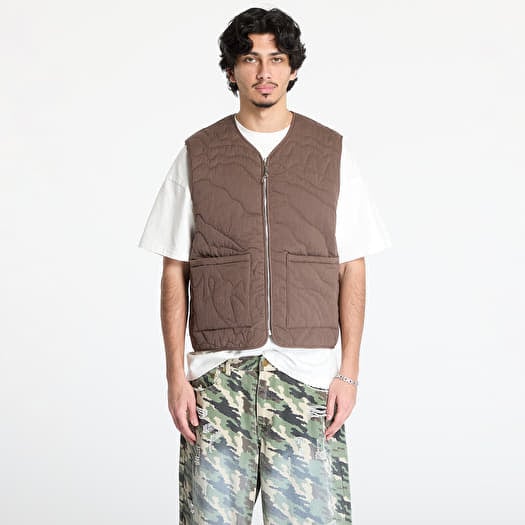 FTSHP Silver Lining Quilted Vest UNISEX Brown