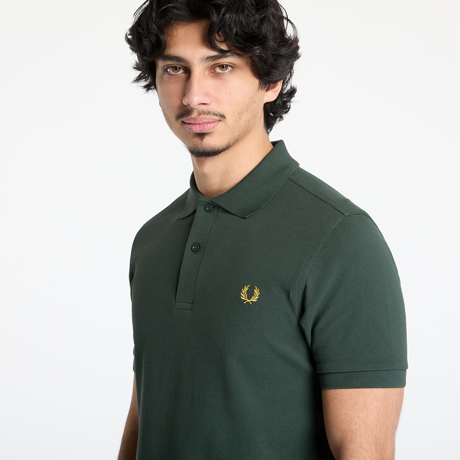 Trička FRED PERRY The Shirt Court Green / Honeycomb
