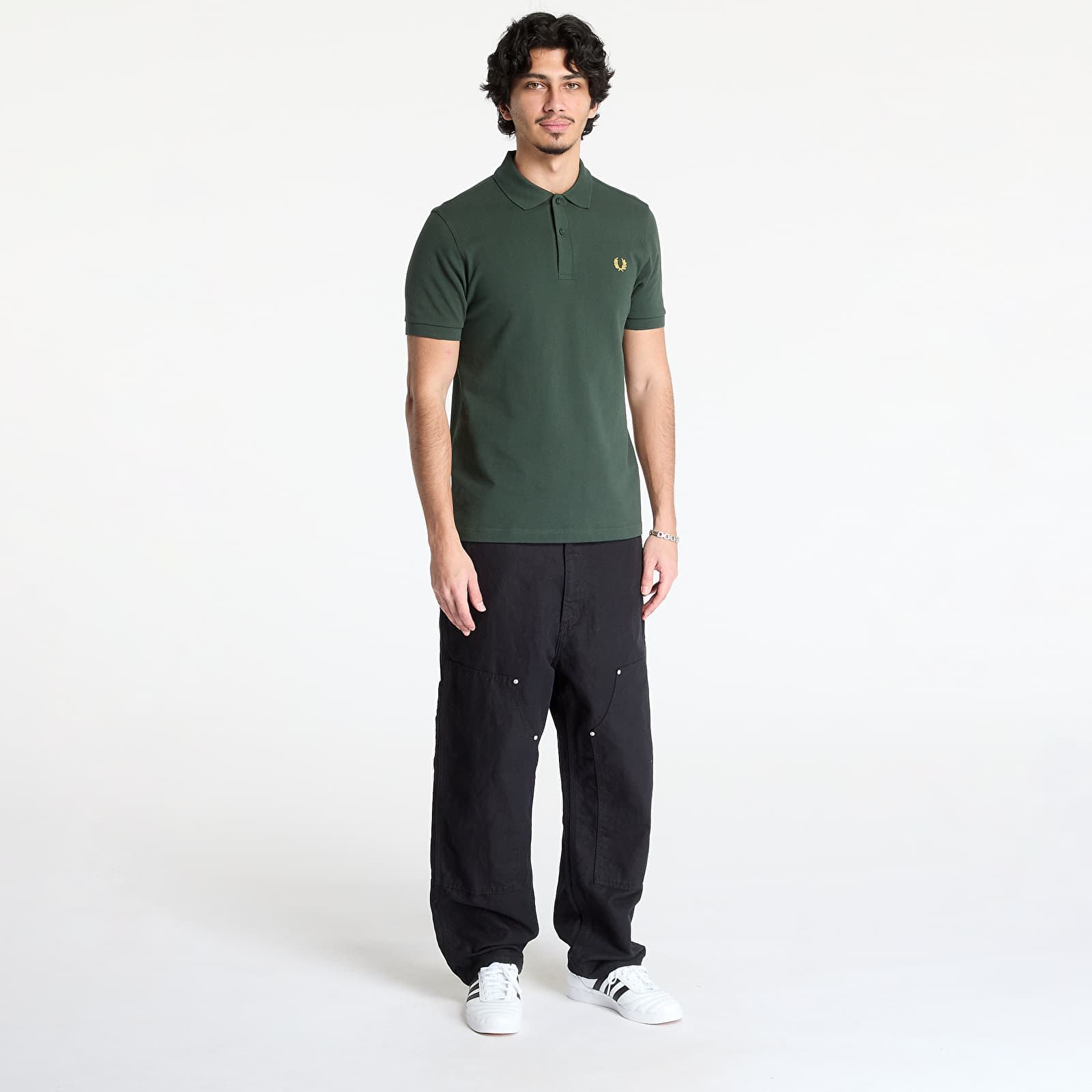 Trička FRED PERRY The Shirt Court Green / Honeycomb