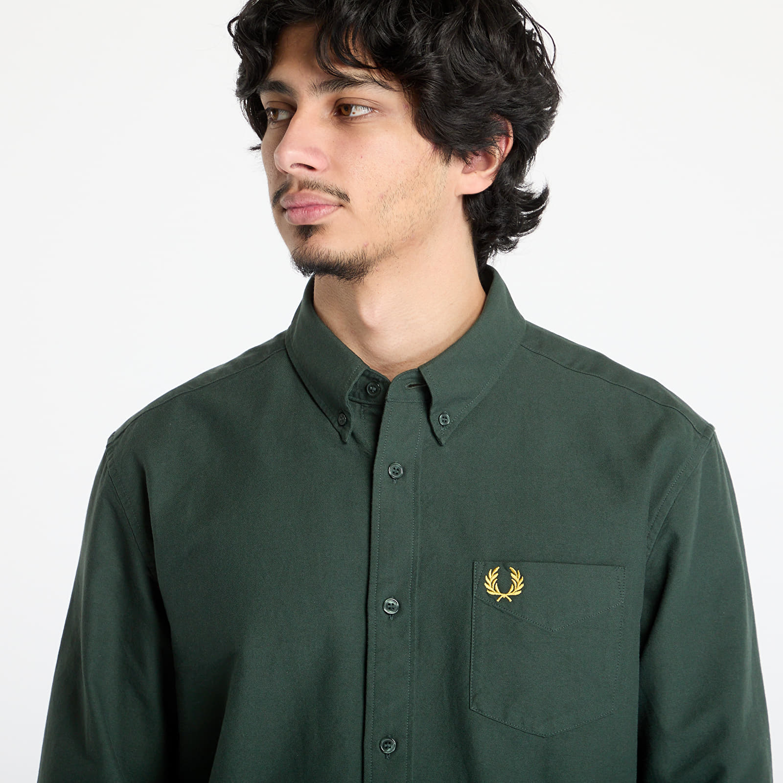 Cămăși FRED PERRY Oxford Shirt Court Green