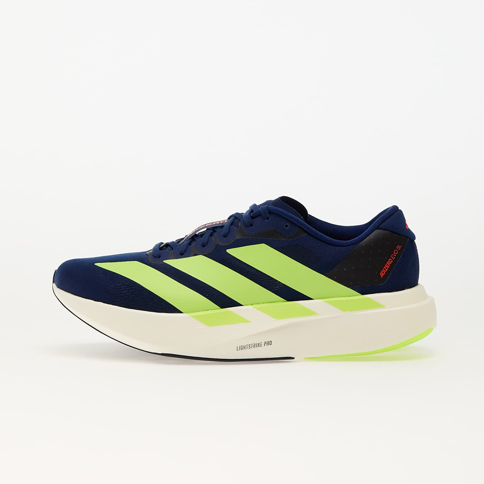 Men's shoes adidas Adizero Evo Sl M Dark Blue/ Solar Slime/ Lucid Red