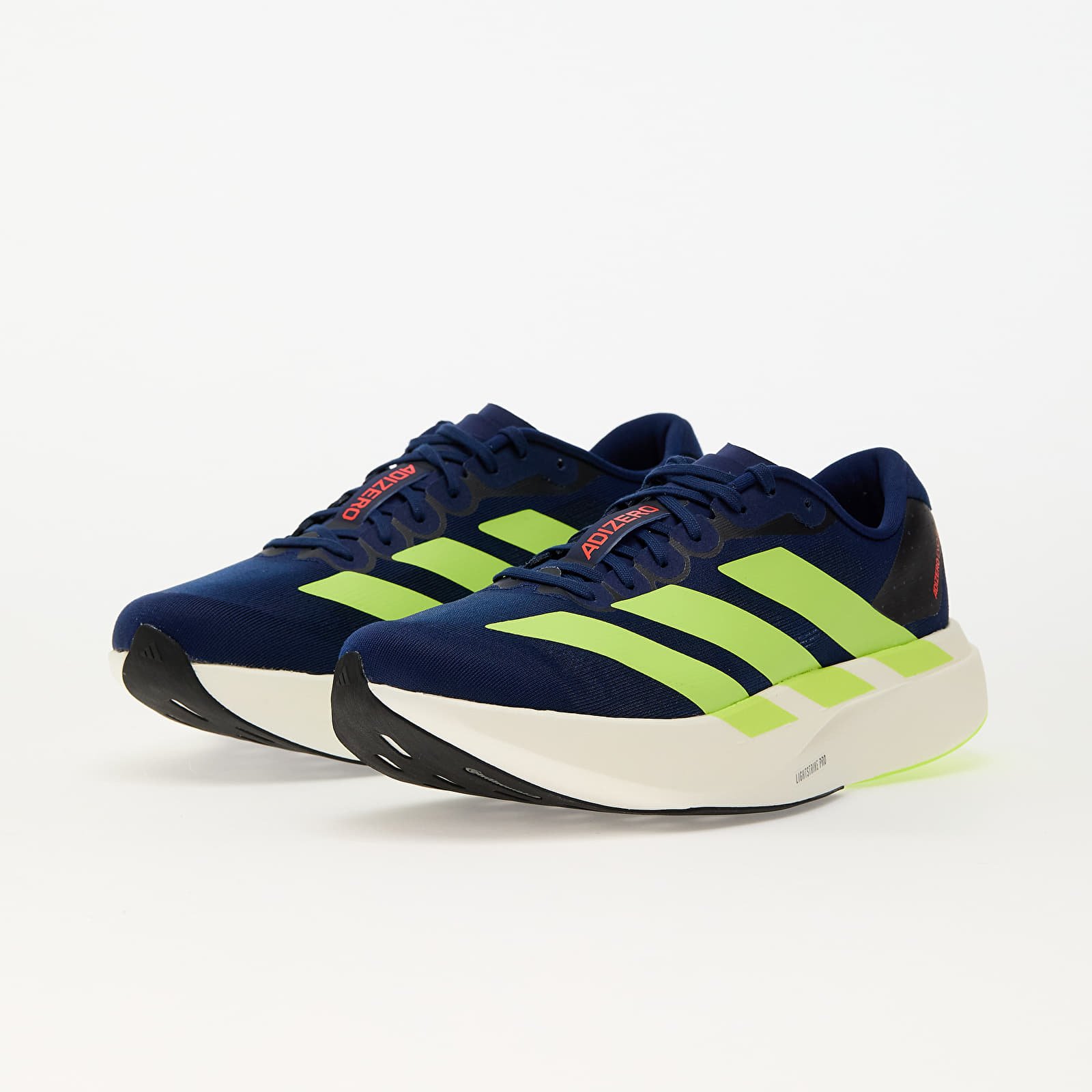 Men's shoes adidas Adizero Evo Sl M Dark Blue/ Solar Slime/ Lucid Red