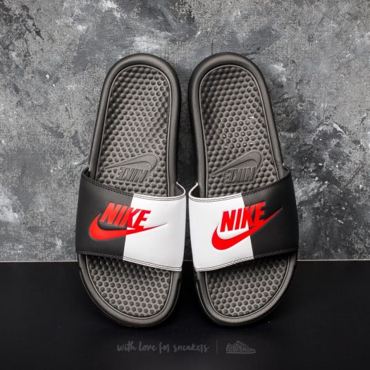 Nike benassi red black store