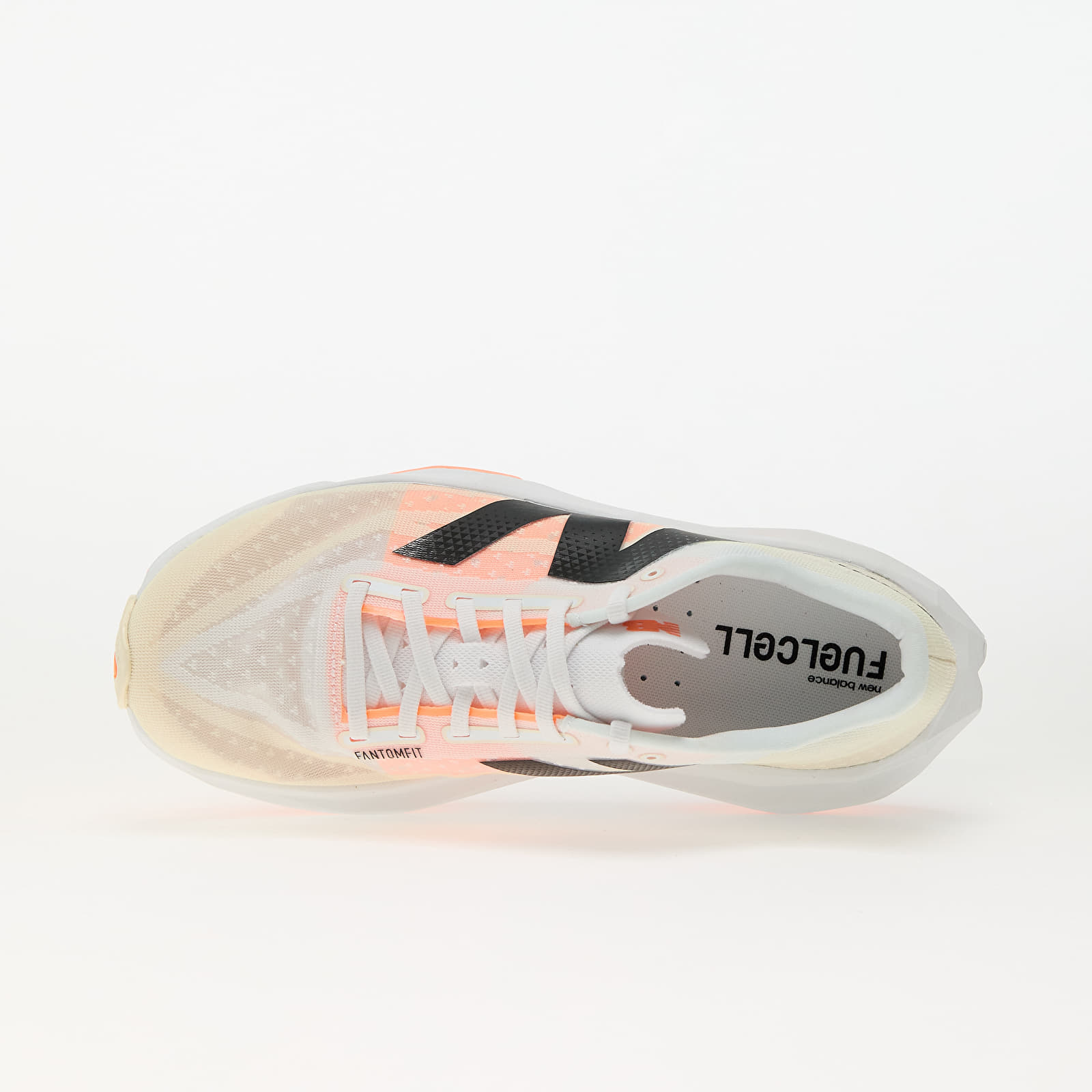 Pánské tenisky a boty New Balance FuelCell Rebel V4 White/ Light Yellow/ Orange