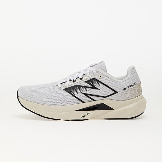 New Balance FuelCell Propel v5 White/ Black Cement/ Linen