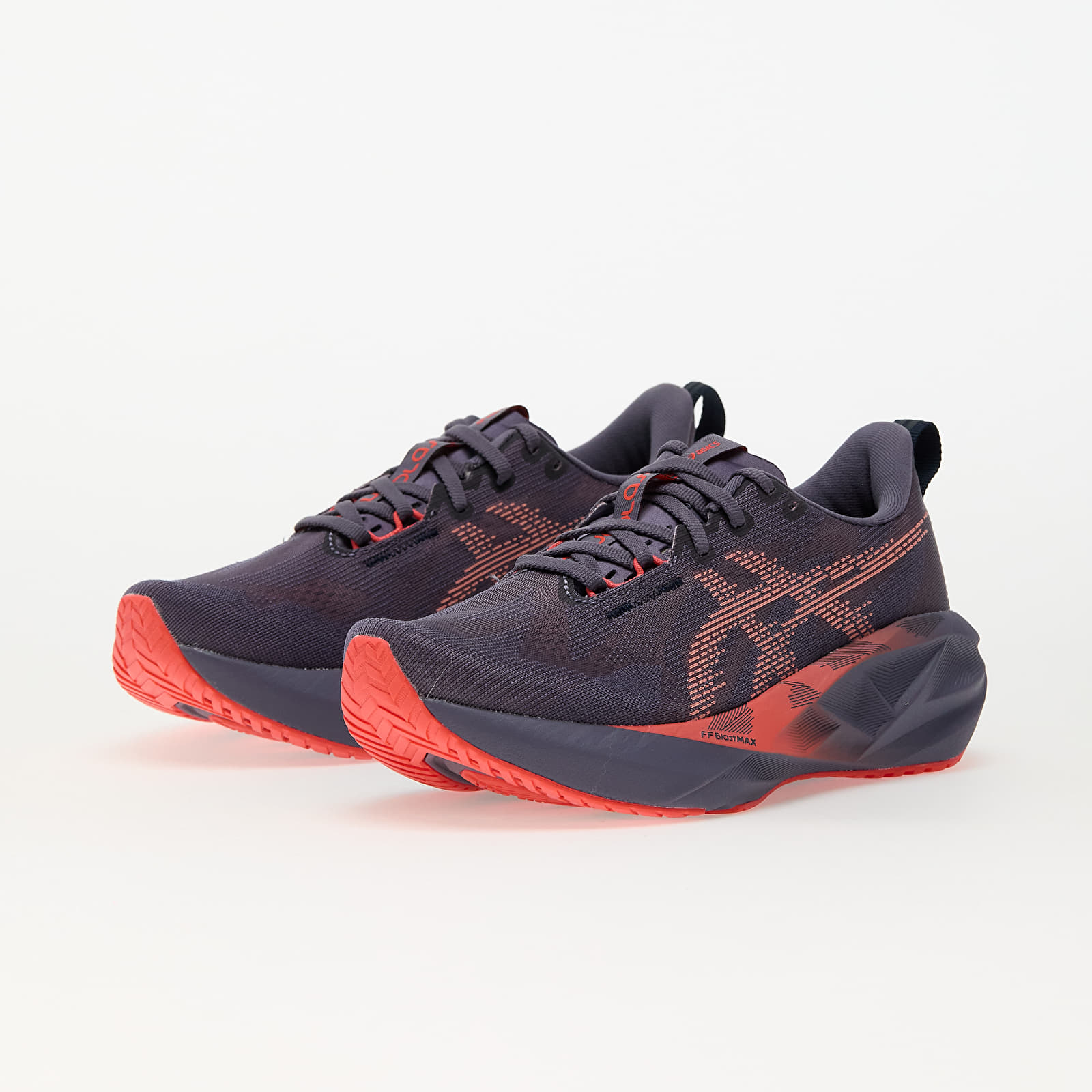 Women's shoes Asics Novablast 5 Greyish Purple/ Coral Reef