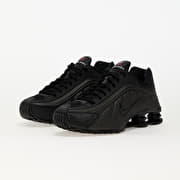 靴 NIKE SHOX R4 BLACK/BLACK- BRIGHT CRIMSON Nike Shox R4 Black Bright Crimson Men's - HQ1988-001 - US