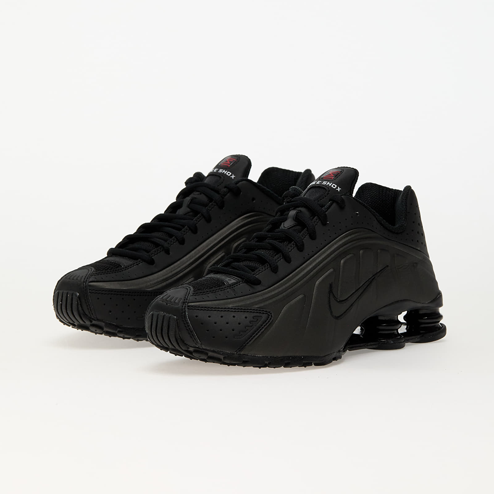 Männer Nike Shox R4 Black/ Black-Black-Bright Crimson