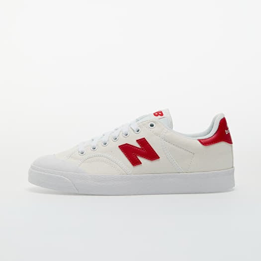 New Balance 100 White/Team Red