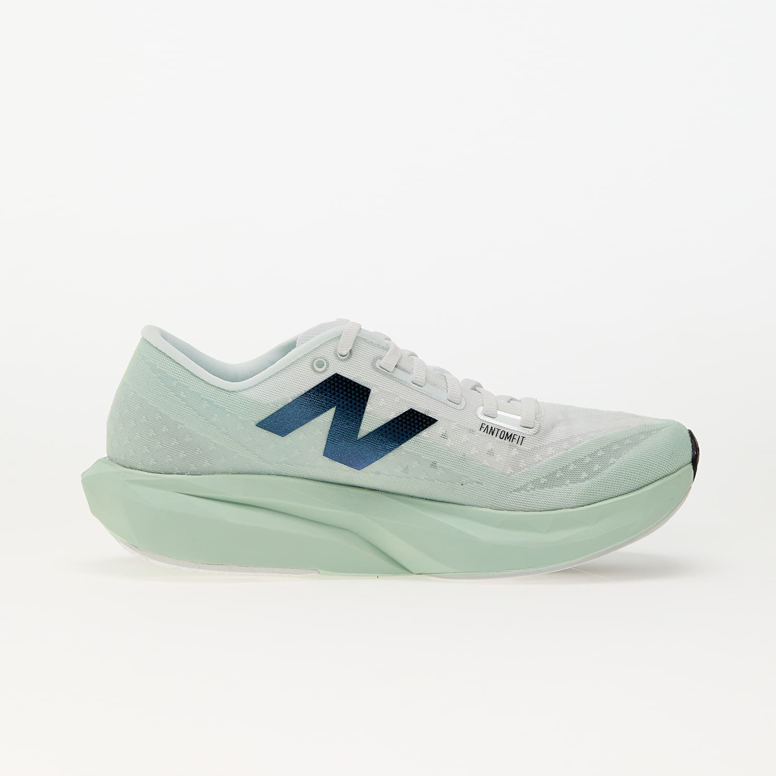 Pánské tenisky a boty New Balance FuelCell Rebel v4 White/ Light Green/ Blue