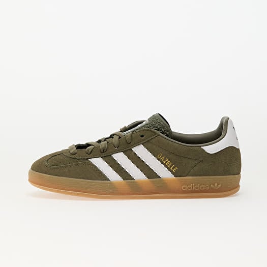 adidas Gazelle Indoor Olive Strata/ Ftw White/ Gold Metallic