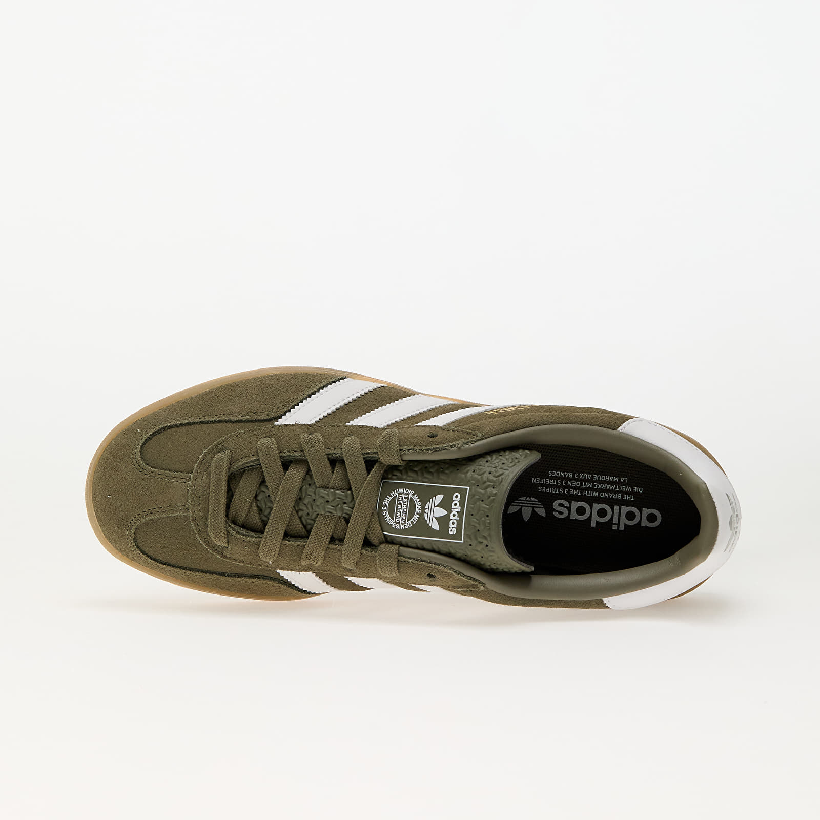 Men's shoes adidas Gazelle Indoor Olive Strata/ Ftw White/ Gold Metallic