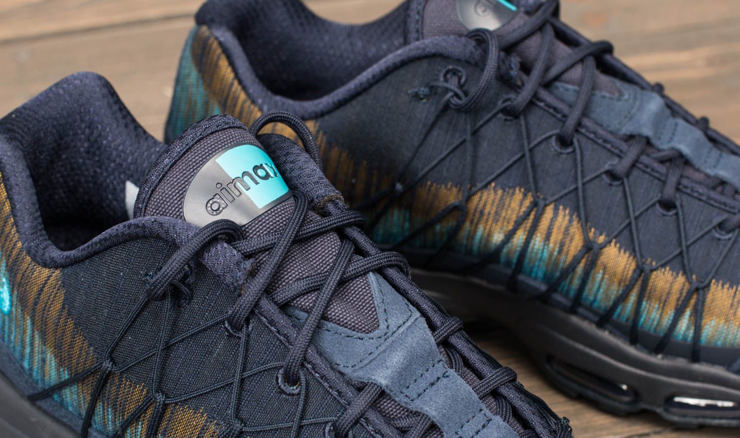 Men s shoes Nike Air Max 95 Ultra Jacquard Obsidian Light Blue Fury Footshop