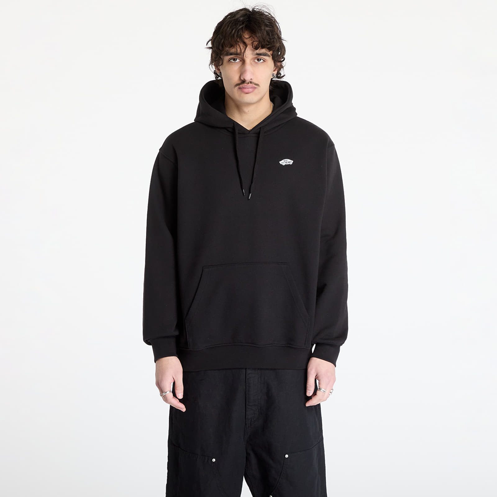Sweatshirt Vans Style 76 Ii Loose Ft Pullover Black/ White L