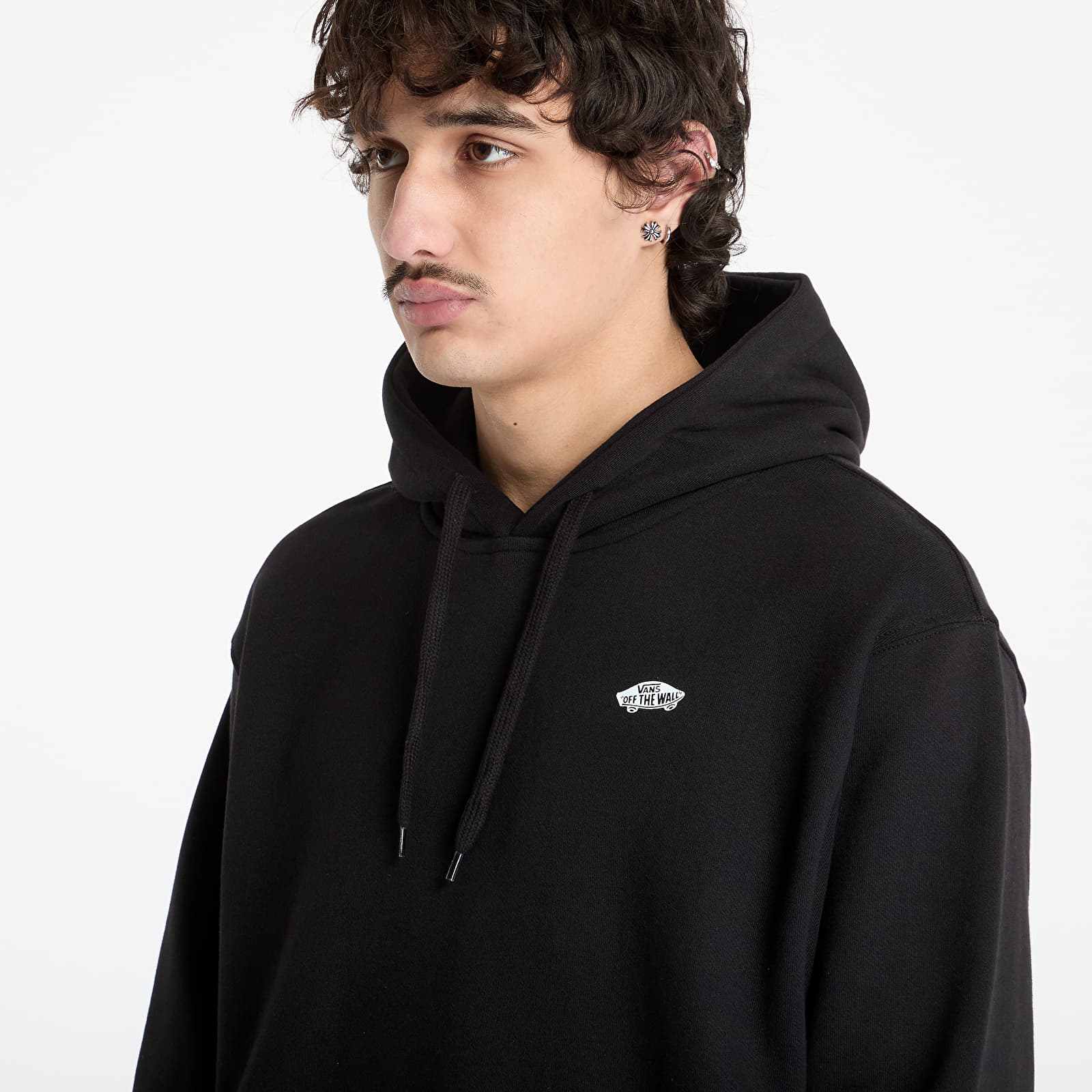 Men's hoodies Vans Style 76 Ii Loose Ft Pullover Black/ White