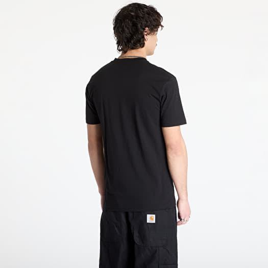 トップス VALLAD ITEM TEE BLK L size Rhinestone tulle T-shirt ultrablack | Calliope