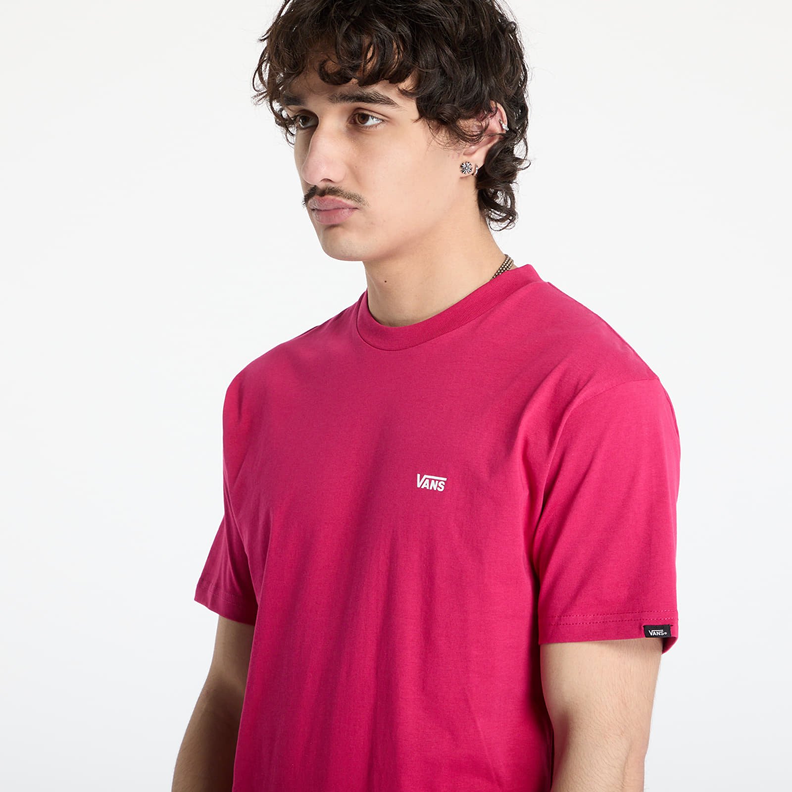 Männer T-Shirts Vans Left Chest Logo Tee Cherries Jubile