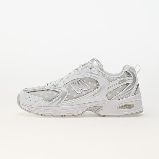New Balance 530 White/ Silver Metallic/ Polka Dots