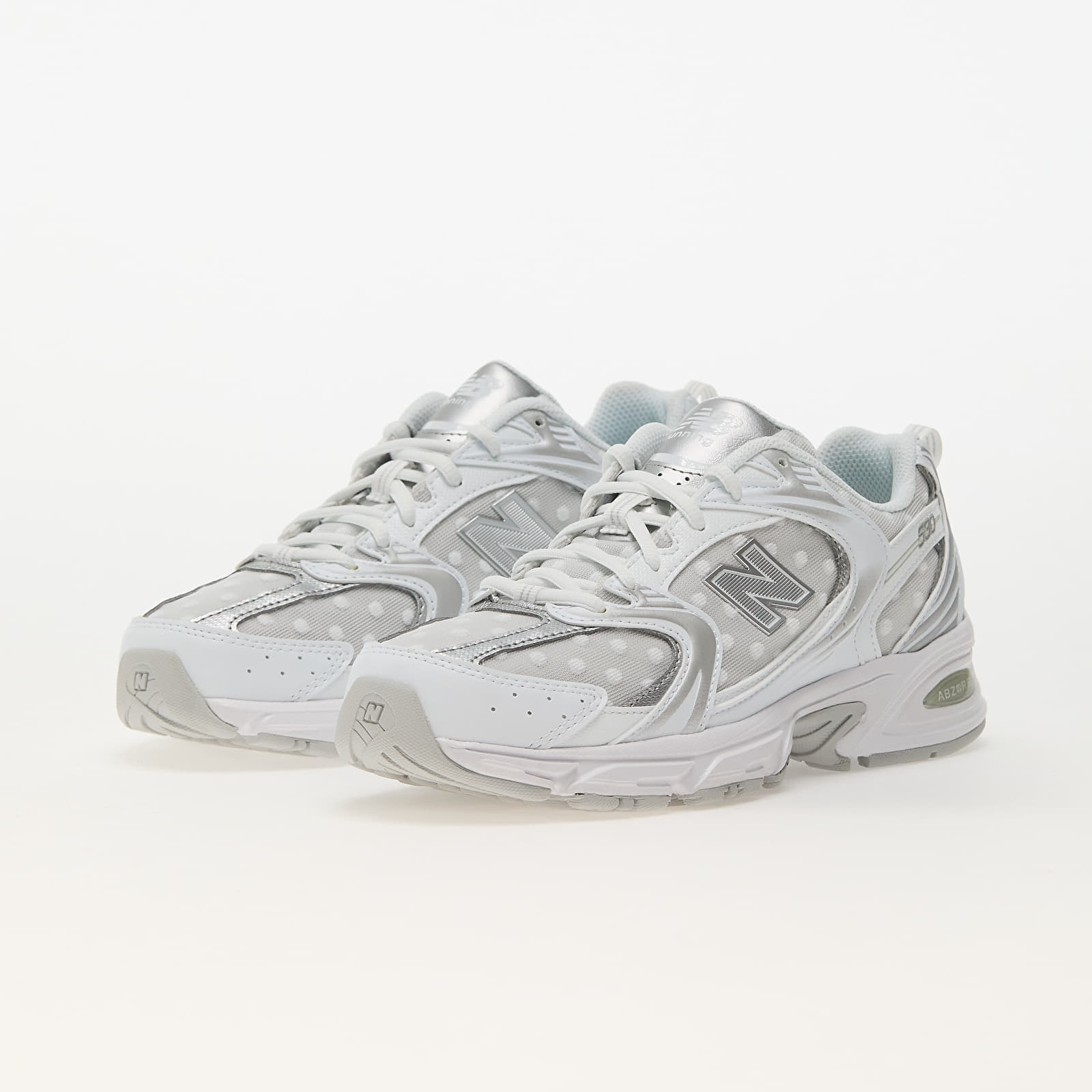 Männer New Balance 530 White/ Silver Metallic/ Polka Dots