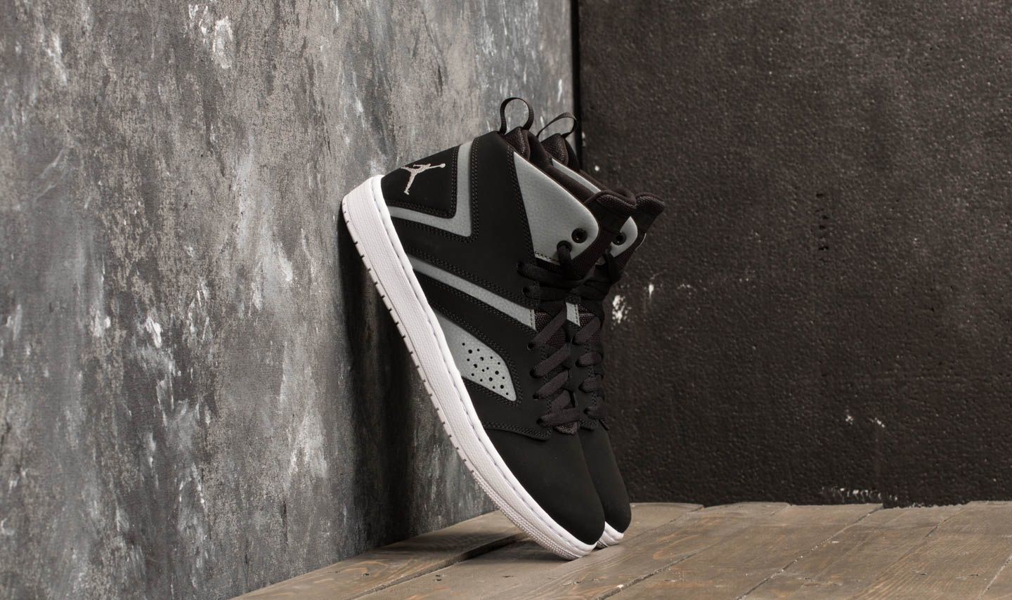 Men s shoes Jordan Flight Legend Black Black Cool Grey White
