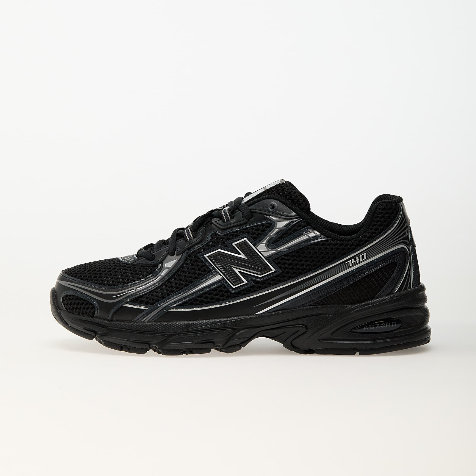 Încălțăminte și sneakerși pentru bărbați New Balance 740 Black/ Grey Silver