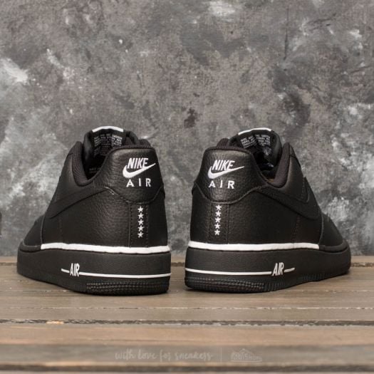 Men s shoes Nike Air Force 1 07 Black Black White Footshop