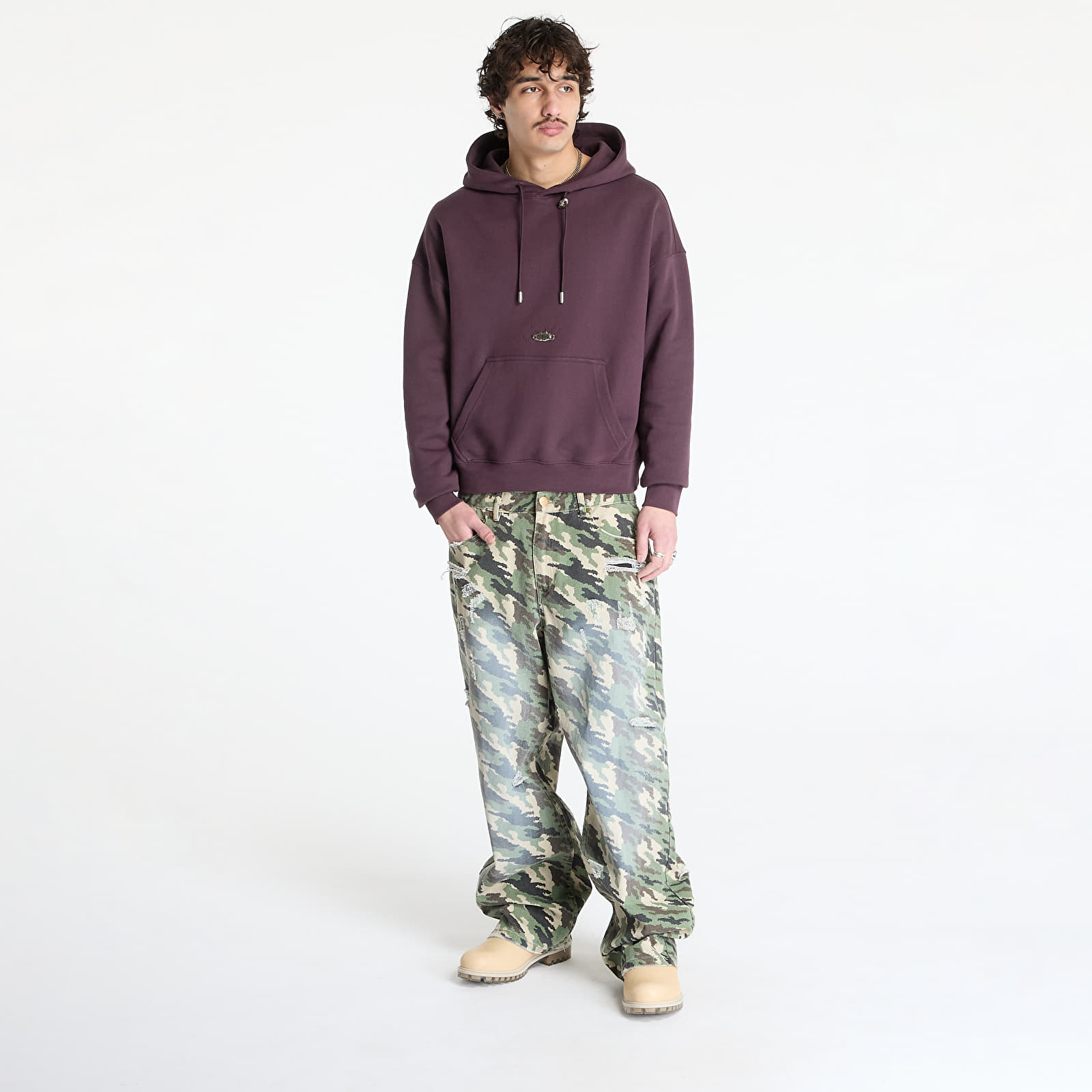 Mikiny FTSHP Everyday Hoodie UNISEX Midnight Plum