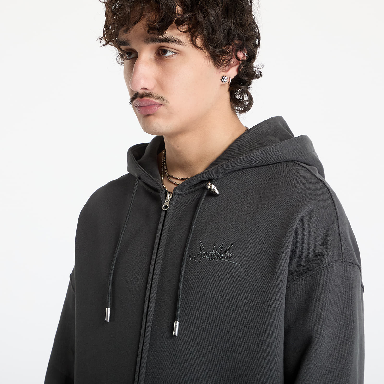 Mikiny FTSHP Everyday Zip Hoodie UNISEX Pebble Grey