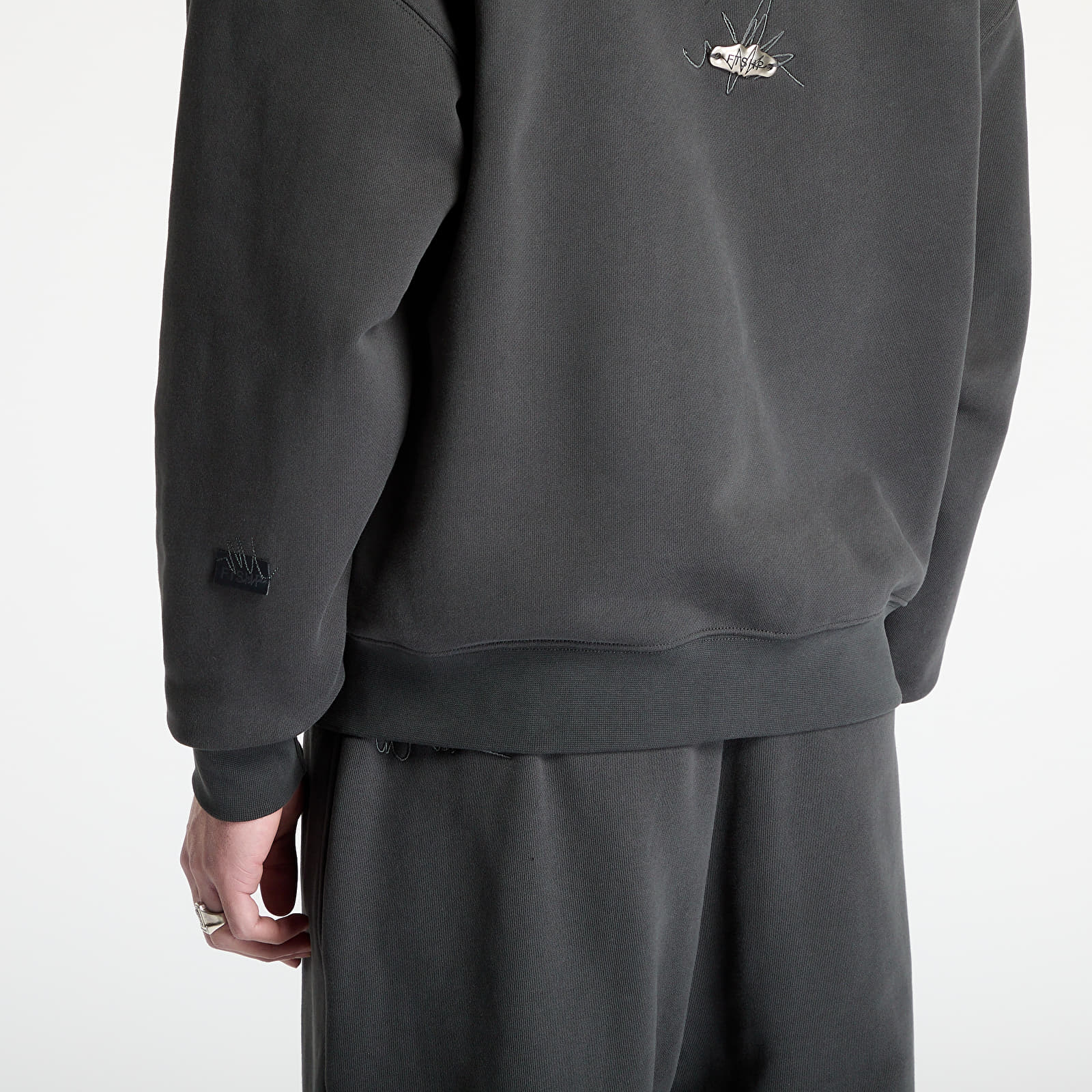 Mikiny FTSHP Everyday Zip Hoodie UNISEX Pebble Grey