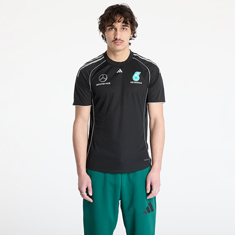 adidas x Mercedes AMG Petronas F1 Team Mechanics Jersey Black/ Black/ Reflective Silver