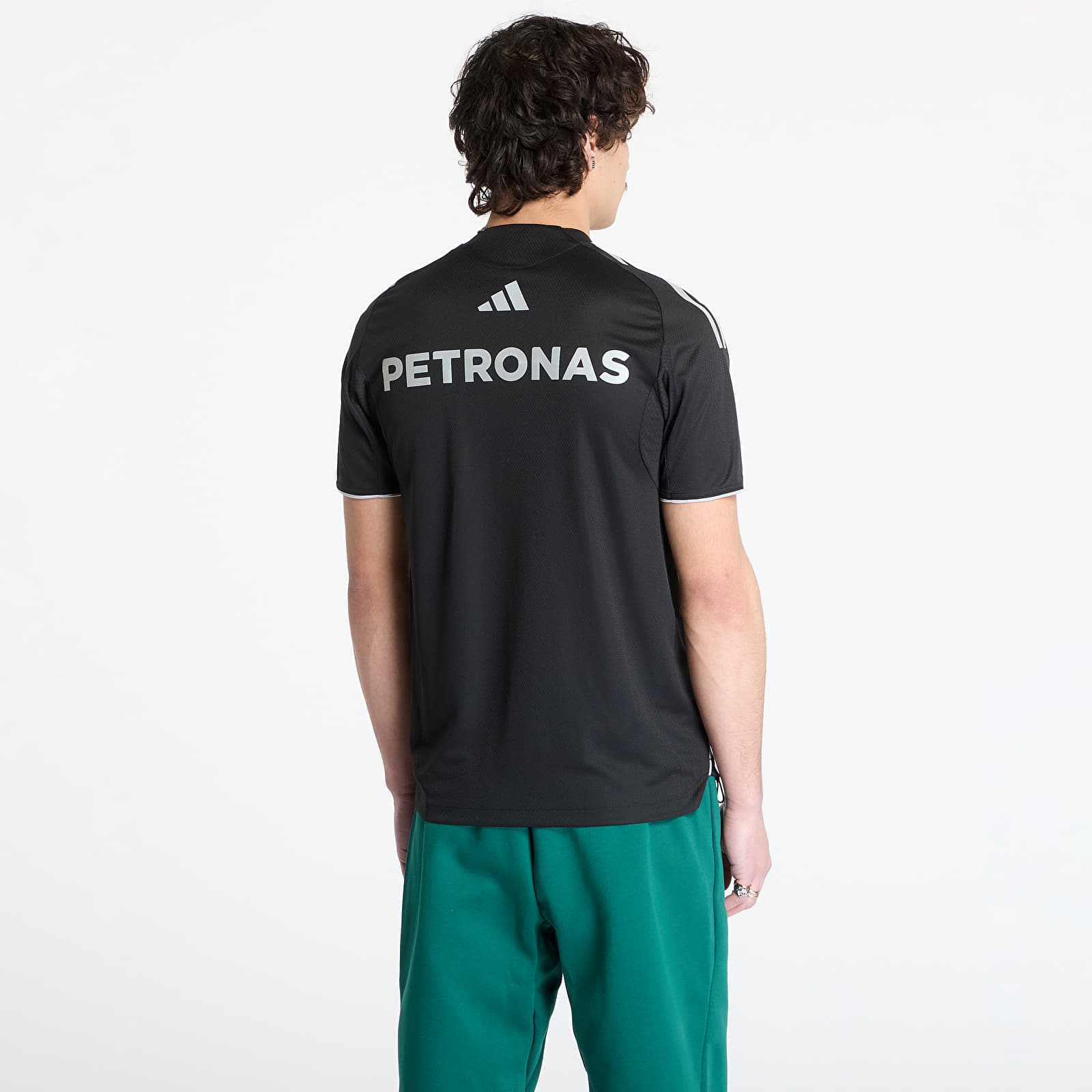 Dresy adidas x Mercedes AMG Petronas F1 Team Mechanics Jersey Black/ Black/ Reflective Silver