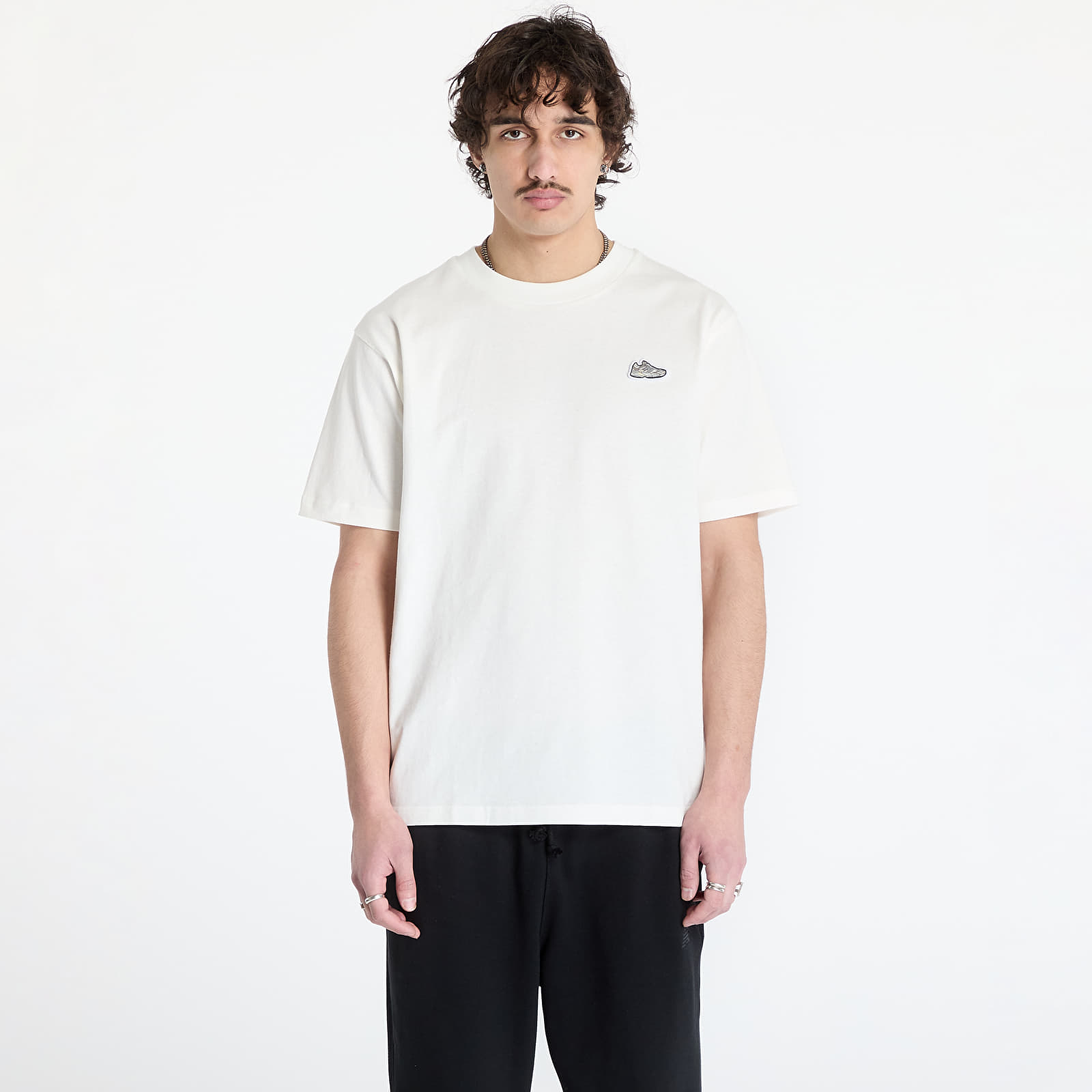 Férfi pólok New Balance Athletics 9060 Patch T-Shirt White