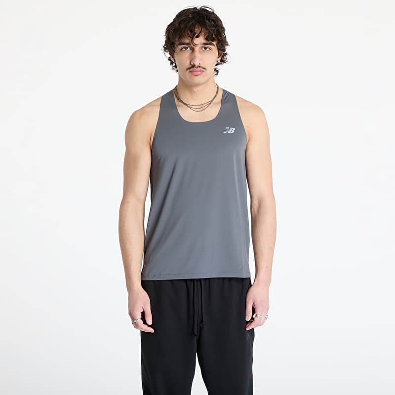 Tank top New Balance Race Day Tank Top Grey