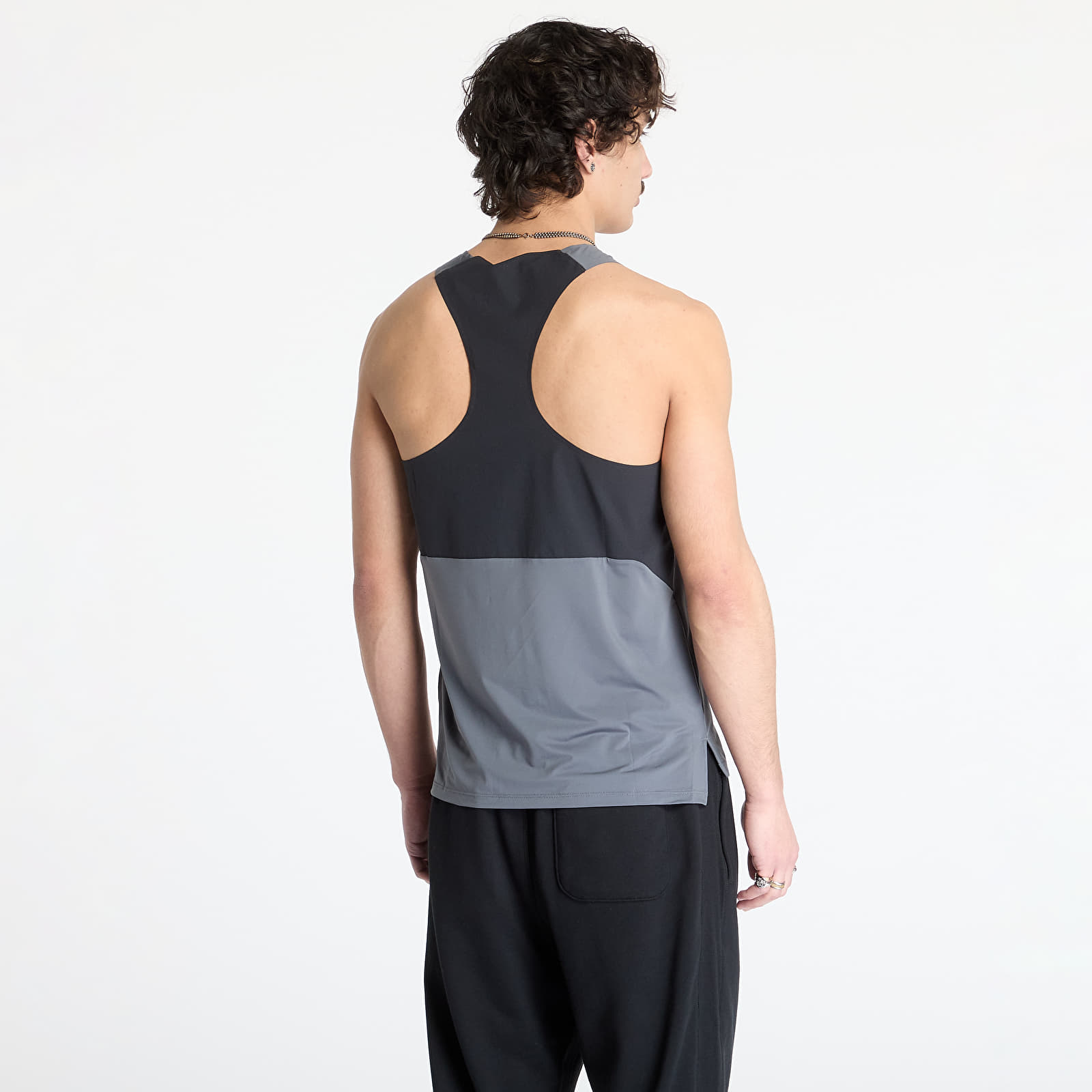 Férfi trikók New Balance Race Day Tank Top Grey