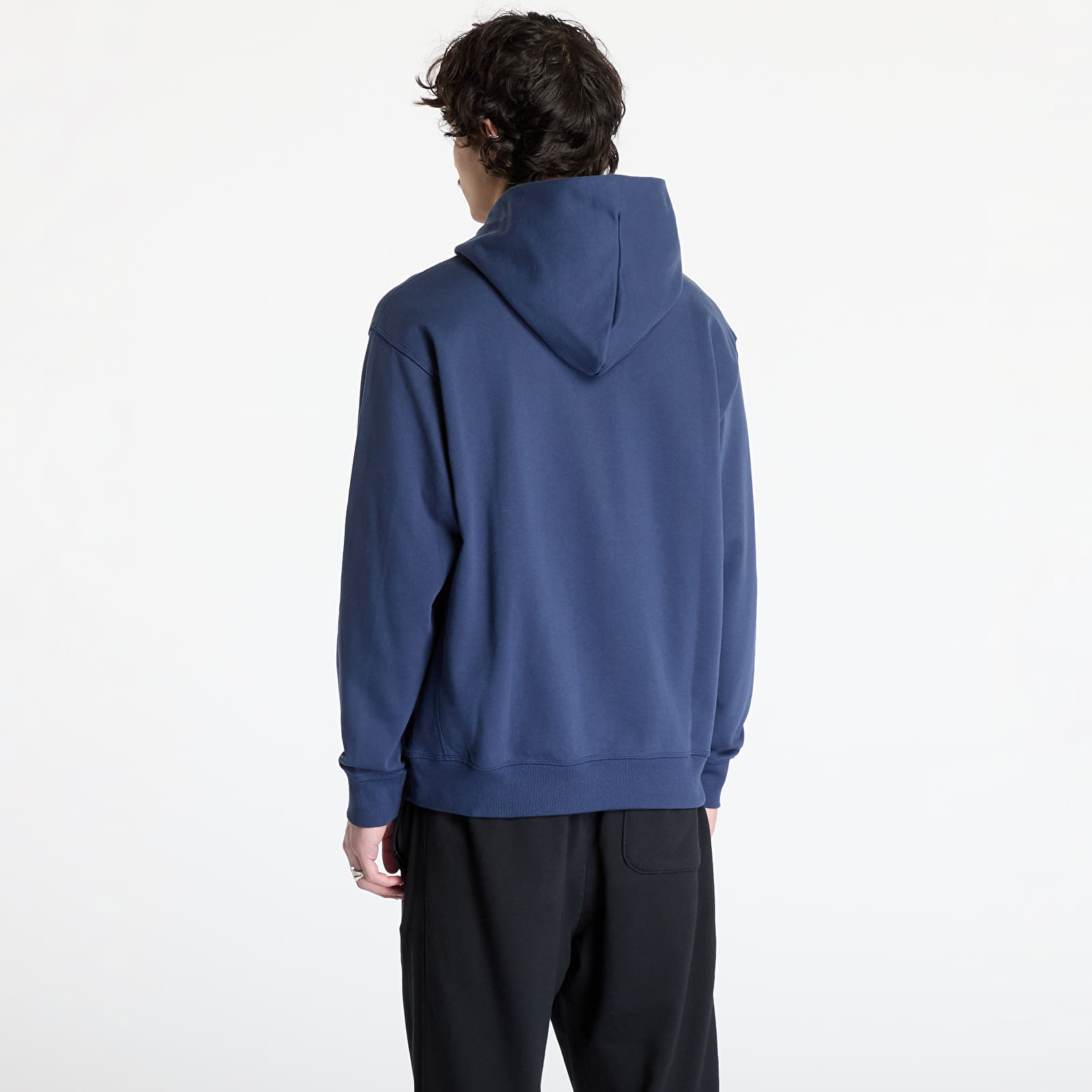 Meeste kapuutsiga dressid New Balance Athletics Relaxed League Hoodie Blue