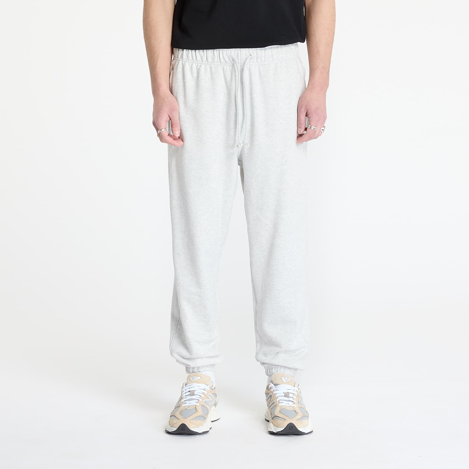 Pánské tepláky New Balance Athletics French Terry Joggers Grey