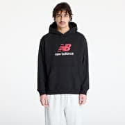 New Balance Athletics French Terry Logo Hoodie Black