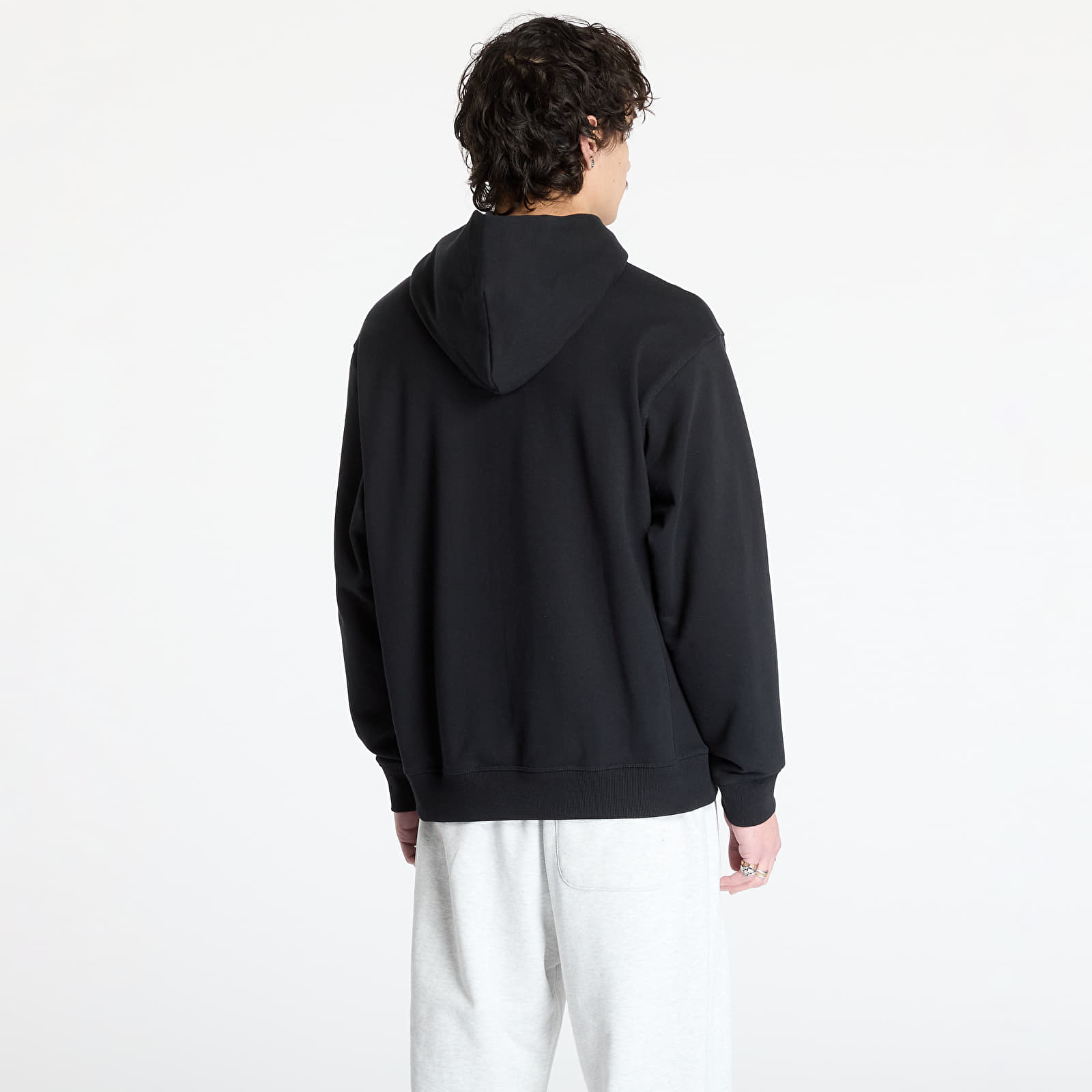 Men's hoodies New Balance Athletics French Terry Logo Hoodie Black