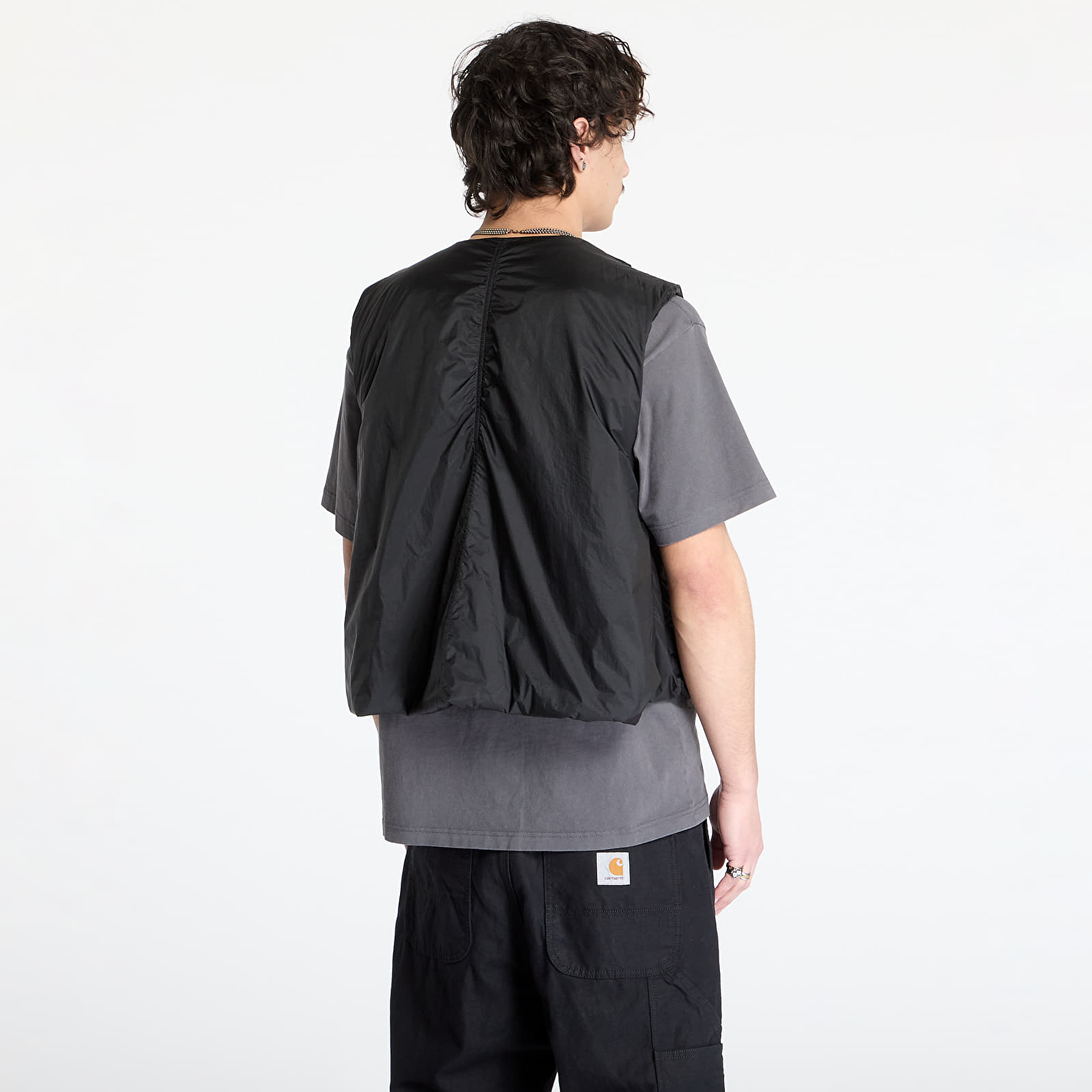 Pánské vesty Nike Tech Men's Woven Vest Black/ Black