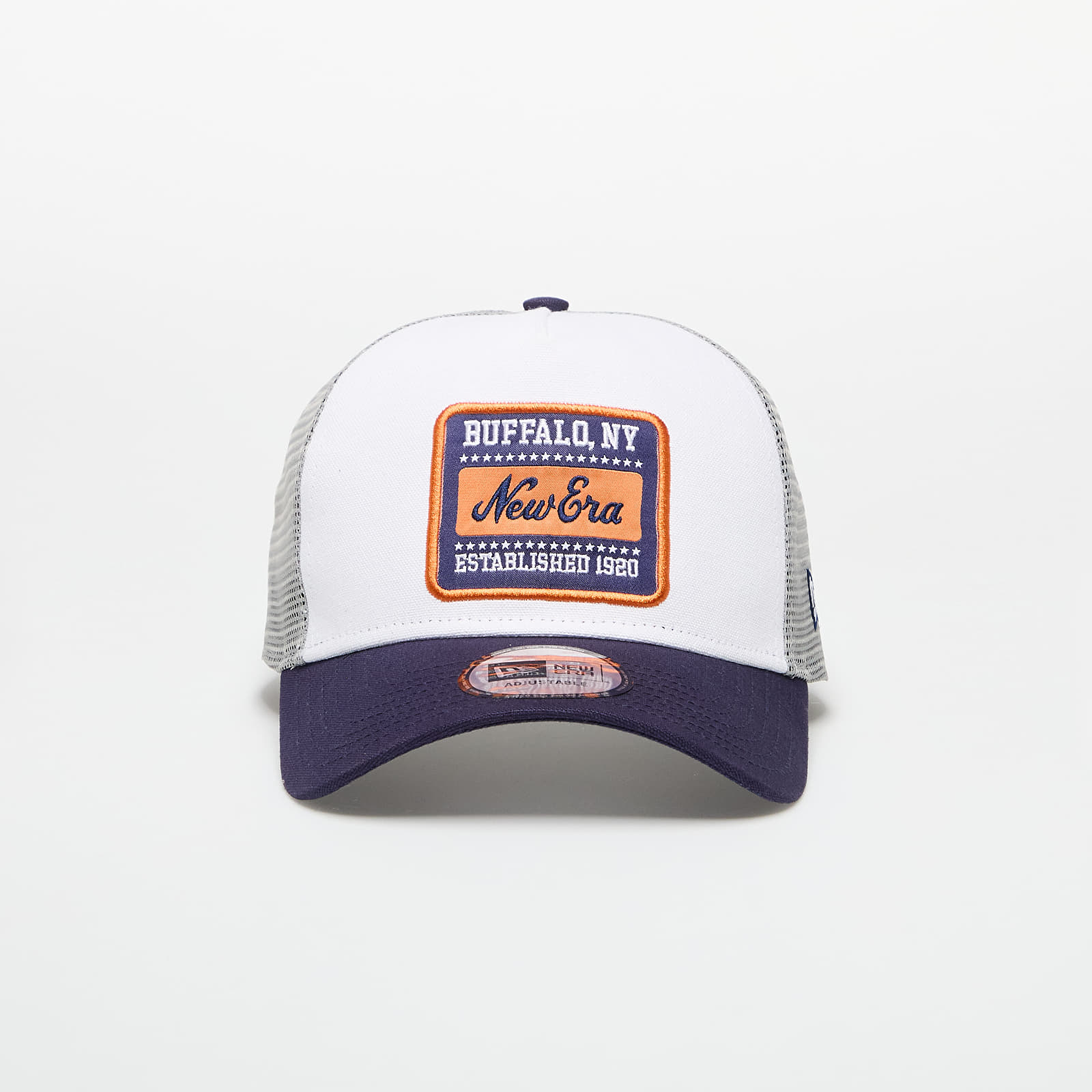 Шапки New Era 9FORTY Af Trucker Patch Cot Canv White/ Light Navy