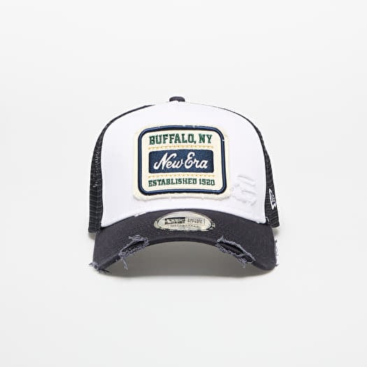 Cap New Era 9FORTY Af Trucker Patch Distress White/ Navy