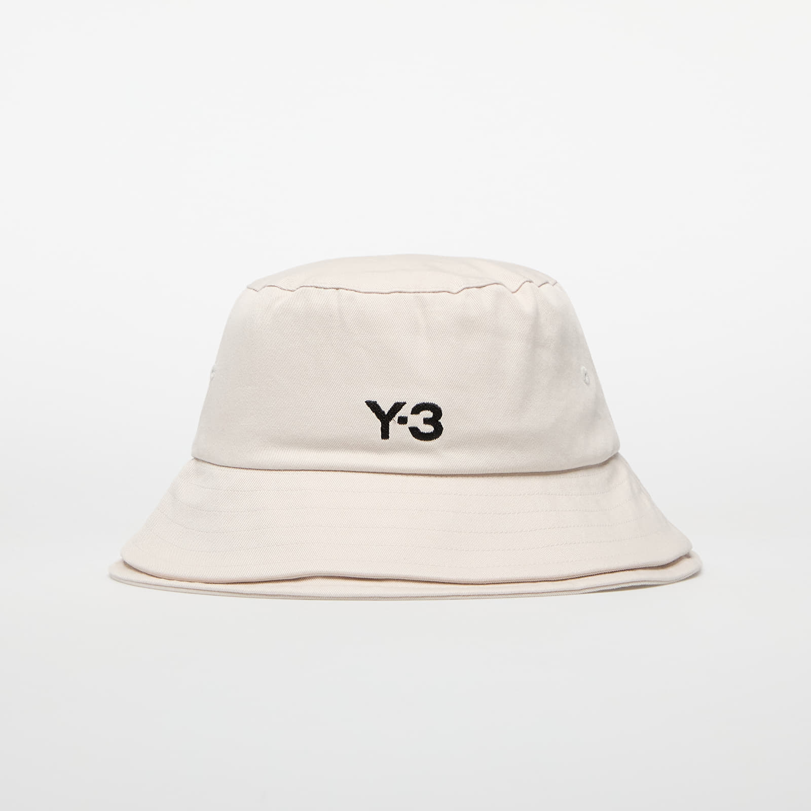 Y-3 3-Stripes Bucket Hat Talc OSFM