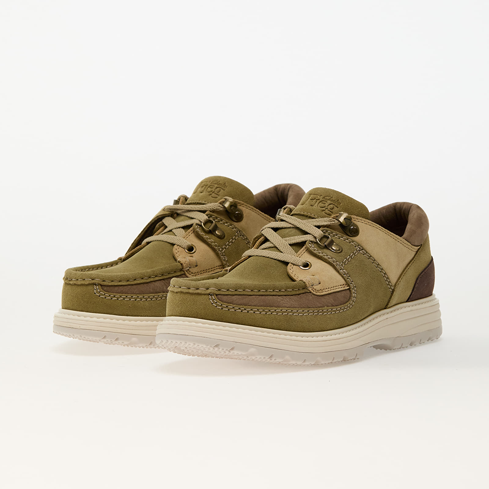 Scarpe uomo Clarks Originals x Ronnie Fieg Sunderland Khaki Combi