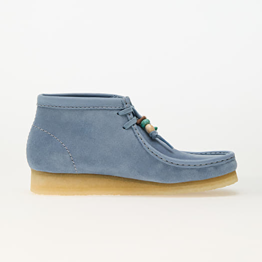 Clarks Originals Wallabee Boot Powder Blue Sde | Footshop