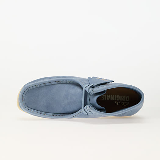 Women's shoes Clarks Originals Wallabee Boot Powder Blue Sde