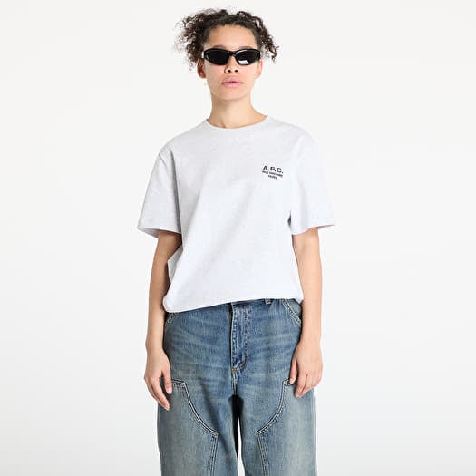 T-shirt A.P.C. Standard Rue Madame T-Shirt UNISEX Heather Grey/ Black