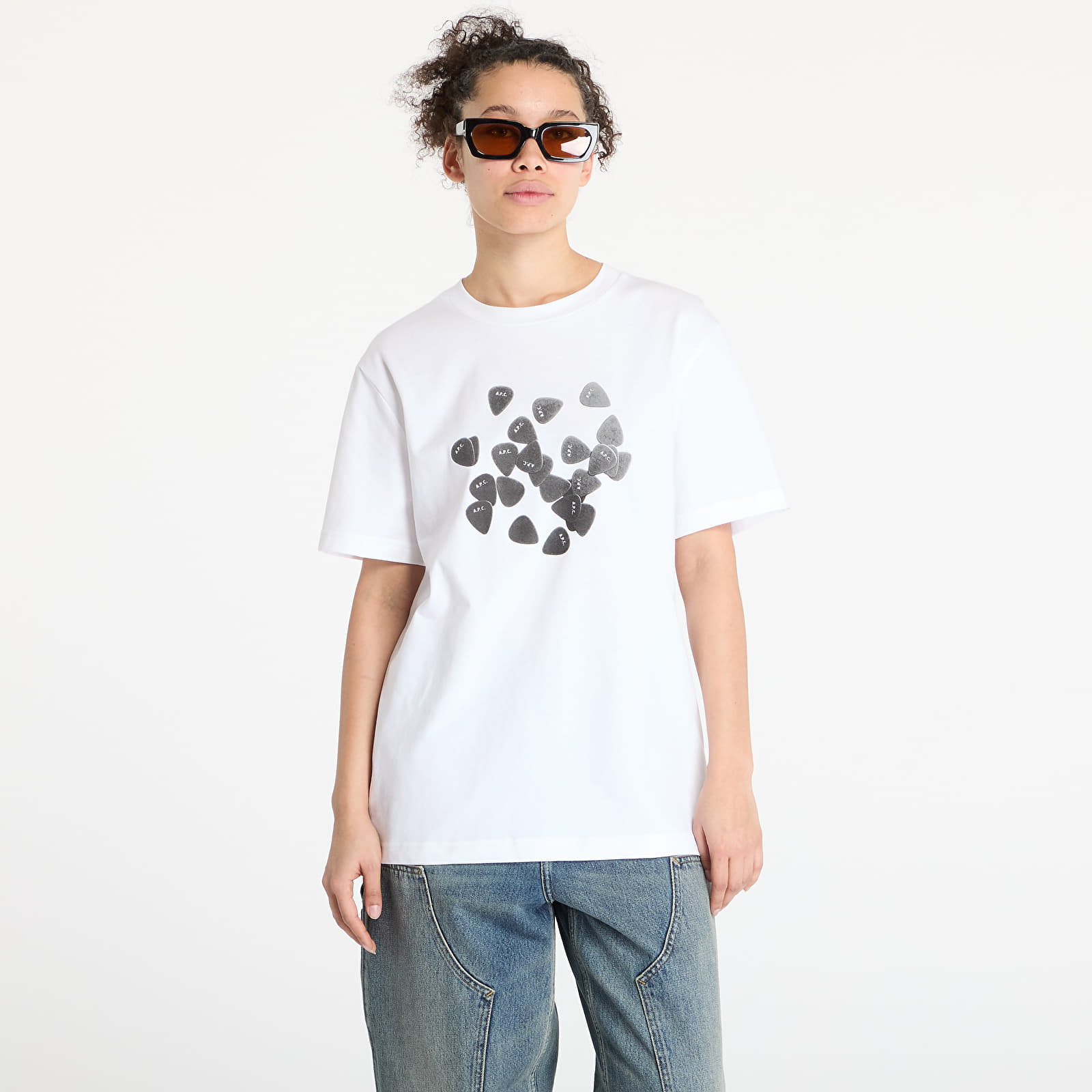 Tričká A.P.C. Musique T-Shirt UNISEX White