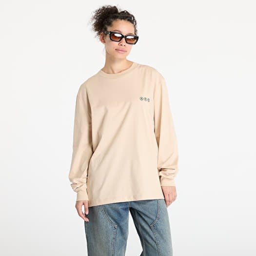 T-shirt A.P.C. Long Sleeve Adresse T-Shirt UNISEX Beige