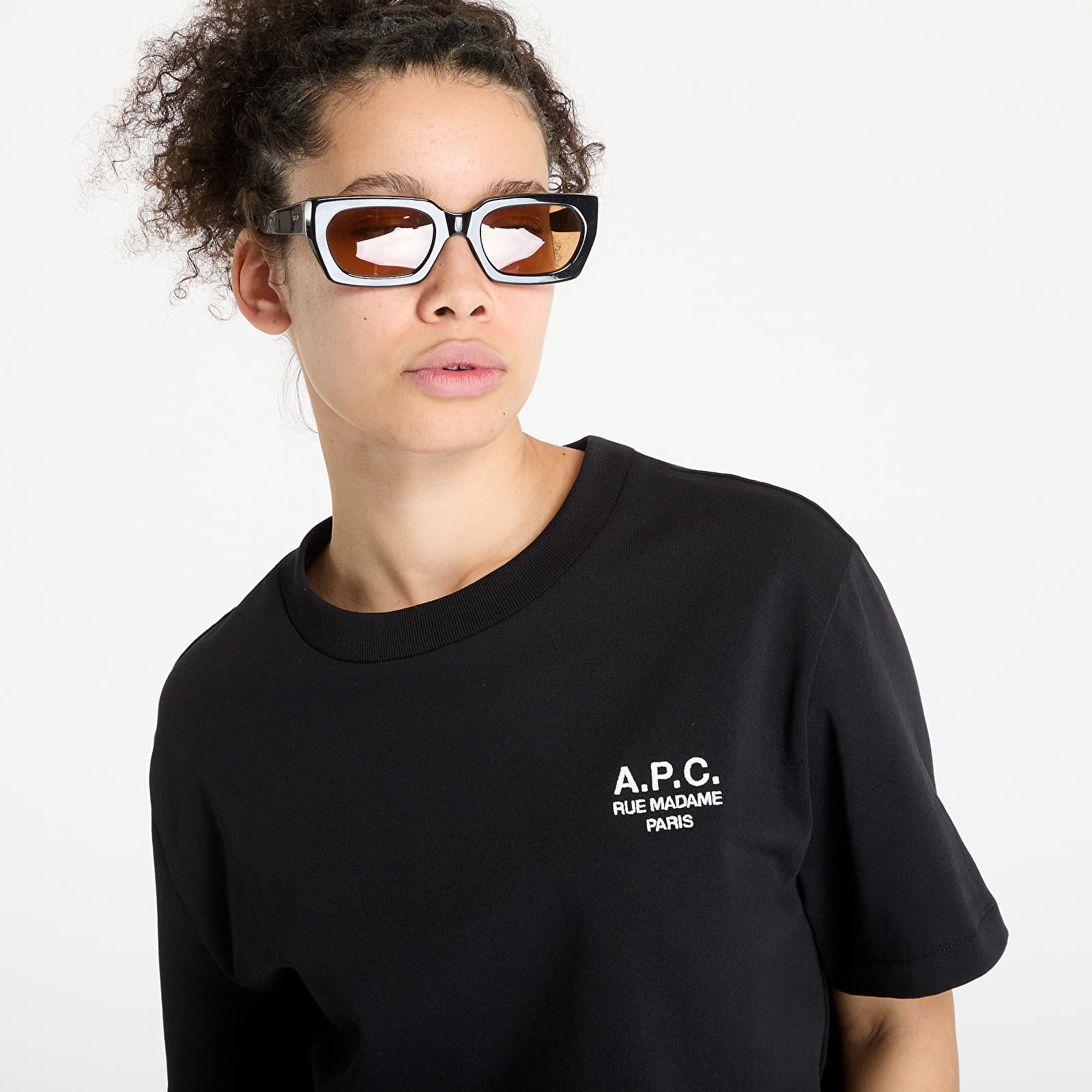 T-shirts A.P.C. Standard Rue Madame T-Shirt UNISEX Black/ White