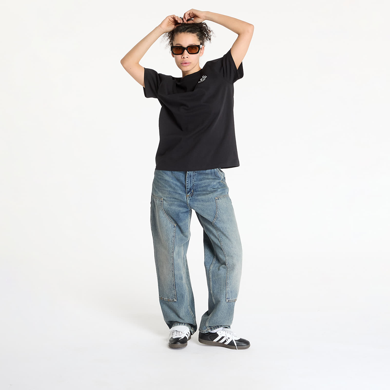 T-shirts A.P.C. Standard Rue Madame T-Shirt UNISEX Black/ White